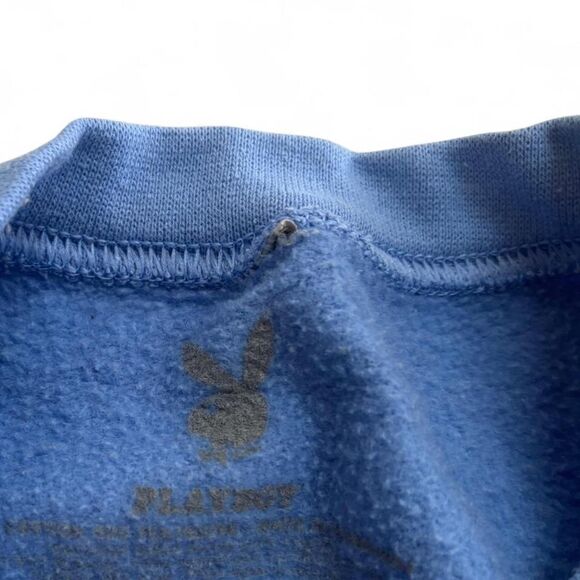 Playboy Men's Blue Sweater - Picture 4 of 6